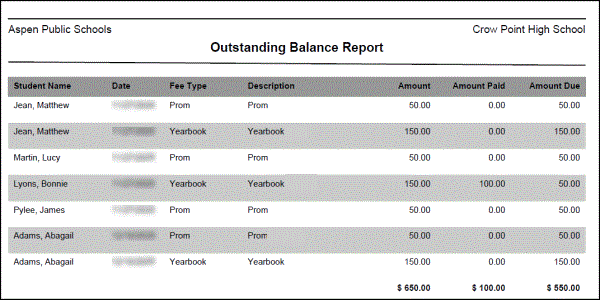 outstanding-balance-report