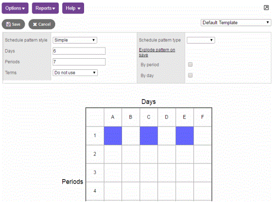 Defining Schedule Patterns